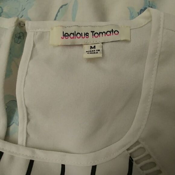 White black striped dress shirt - Picture 4 of 5